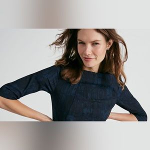 Elegant Navy Blue Dress